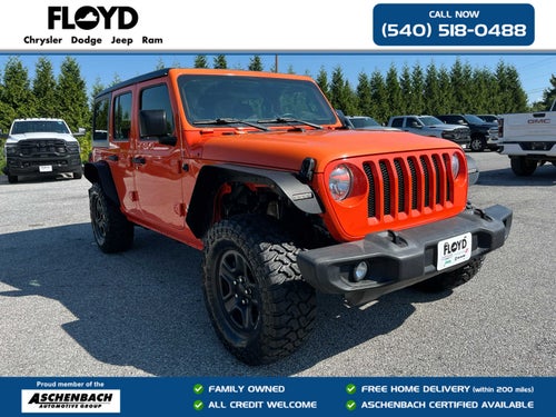 2018 Jeep Wrangler Unlimited Sport 4x4