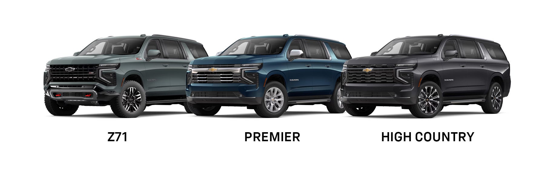 2025 Chevrolet Suburban Trim Levels